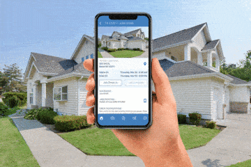 One of AccuLynx's contractor apps the Mobile Crew App.