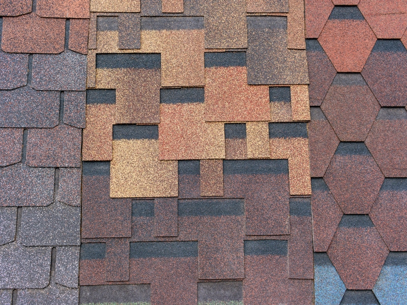 Image depicts roofing material