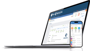 Beacon integration with roofing sales software.