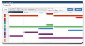 Scheduler in AccuLynx