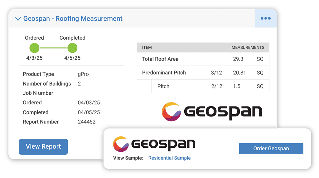 AccuLynx and Geospan integration